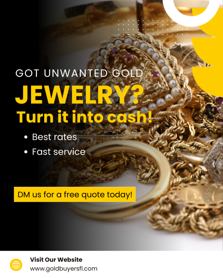 Gold Buyers Florida Home Have Unwanted Jewelry?